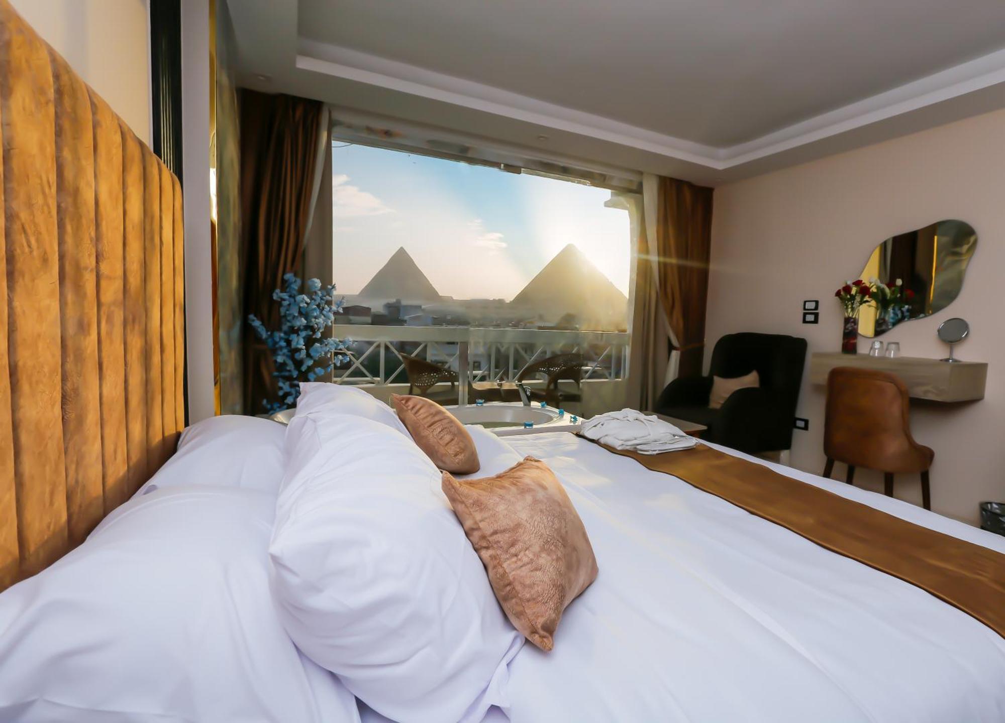 Horizon Pyramid View Inn Kafret el-Gabal Exterior photo