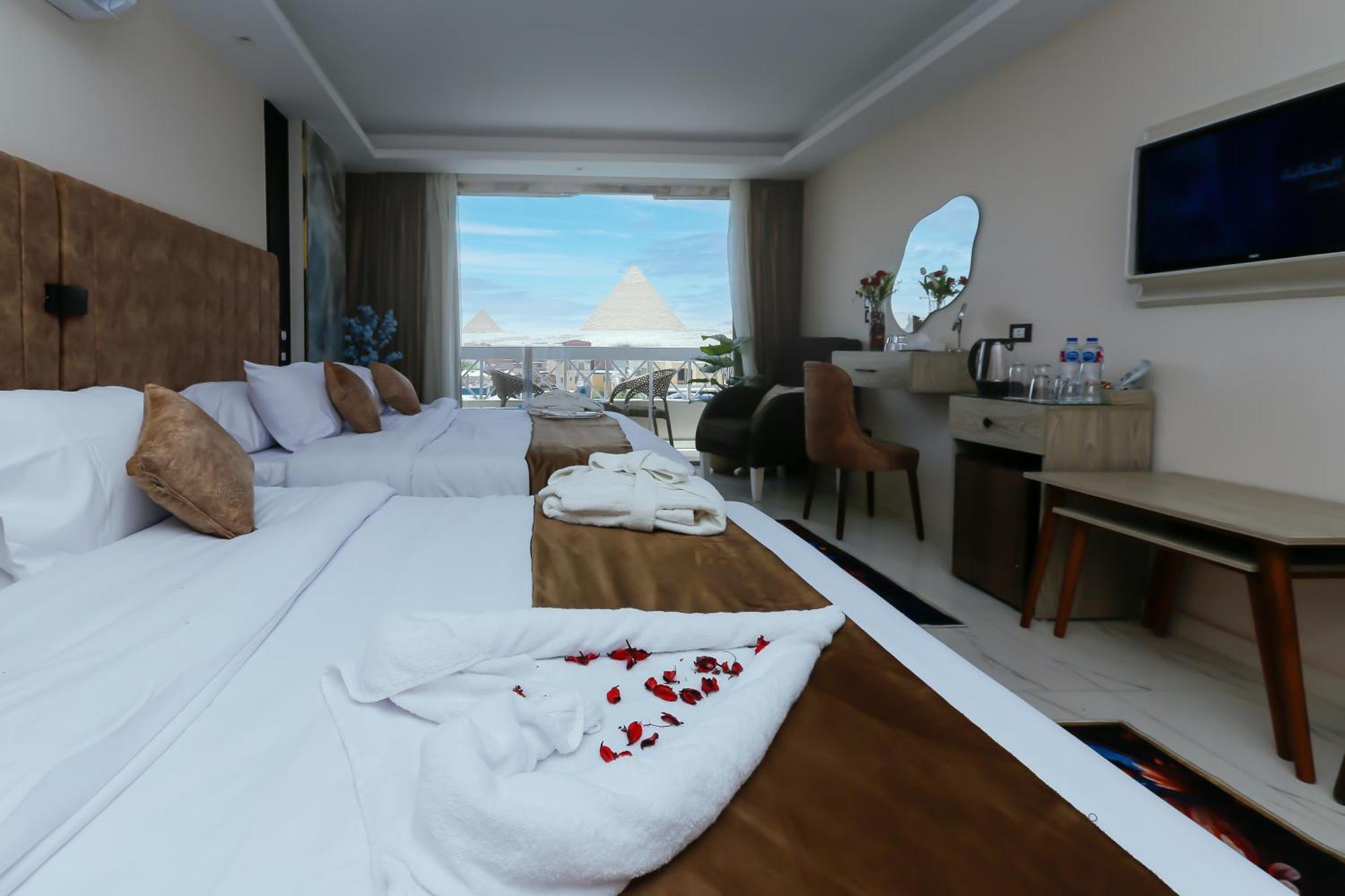 Horizon Pyramid View Inn Kafret el-Gabal Exterior photo