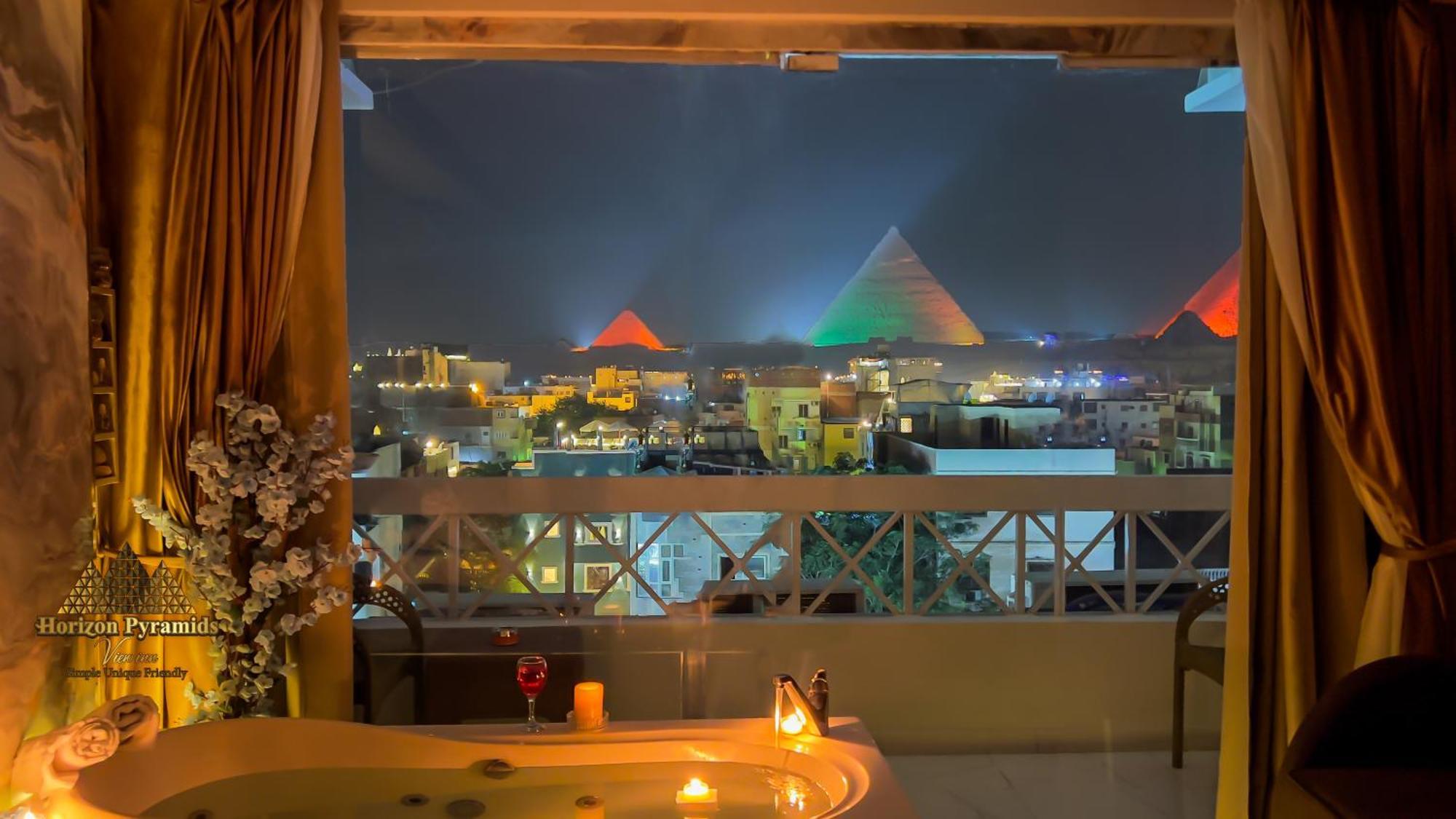 Horizon Pyramid View Inn Kafret el-Gabal Exterior photo