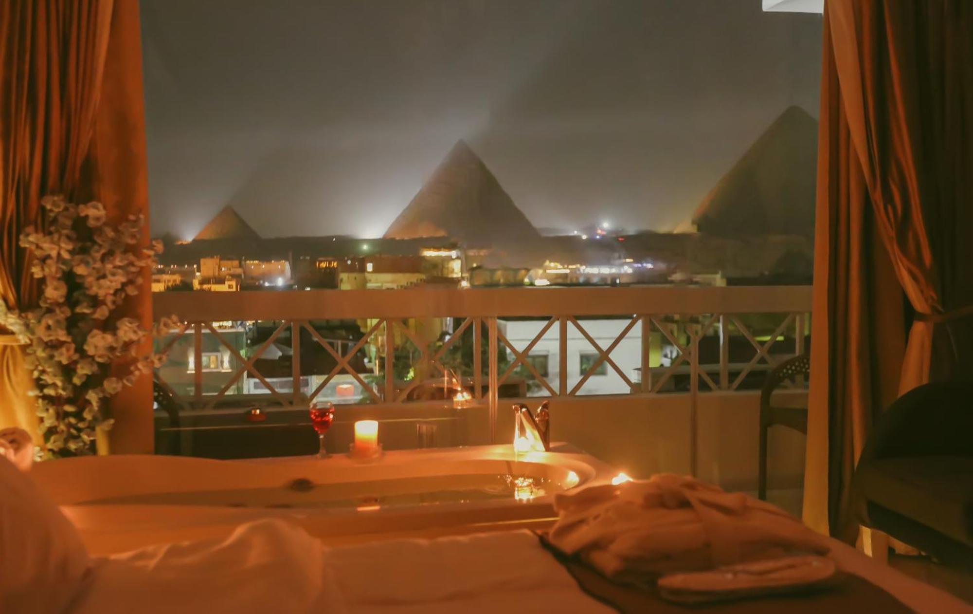 Horizon Pyramid View Inn Kafret el-Gabal Exterior photo